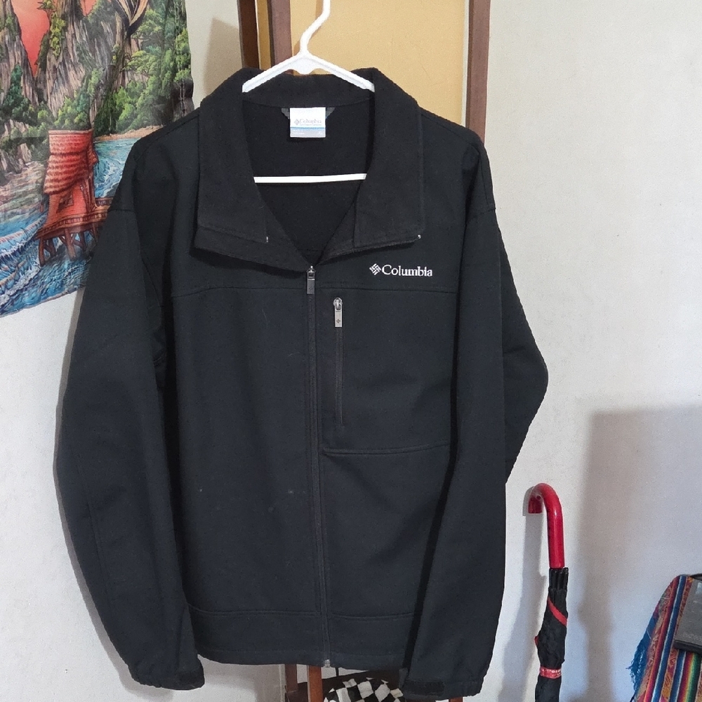 Columbia Black Full-Zip Jacket
